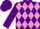 Purple and Mauve diamonds, Purple sleeves
