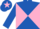 Royal Blue, Pink diabolo, Royal Blue cap, Pink star