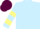 Light Blue, Primrose hooped sleeves, Maroon cap
