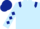 Light Blue, Dark Blue epaulets, diamonds on sleeves, Dark Blue cap