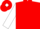 Red, red 'jet' on white diamond on back, red diamond stripe on white sleeves