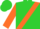 Lime, orange sash, orange sleeves