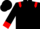 Black, red slc, red epaulets & cuffs