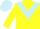 Yellow, Light Blue chevron, Yellow sleeves, Light Blue cap