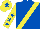Royal Blue, Yellow sash, Yellow sleeves, Royal Blue stars and star on cap