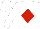 White, Red diamond