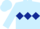 Light Blue, Dark Blue triple diamond, Light Blue sleeves and cap