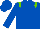Royal Blue, Light Green epaulets