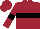 Maroon, Black hoop and armlets