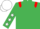 Emerald Green, Red epaulets, Emerald Green sleeves, White stars, White cap