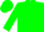 Hunter green, gold 'wc'