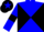 Soft blue body, black diabolo, soft blue arms, black armlets, black cap, soft blue star