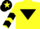 Yellow, Black inverted triangle, chevrons on sleeves, Black cap, Yellow star
