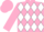 PINK, white diamonds & slvs., pink cap