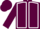 Maroon, White seams, White and Maroon chevrons on sleeves, Maroon cap