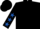 Black, Royal Blue stars on sleeves