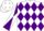 White and Purple diamonds, Purple and White diabolo on sleeves