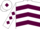 White, Maroon chevrons, diamonds on sleeves, White cap, Maroon diamond