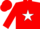 Red, e/h on white star