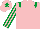 Pink, Emerald Green epaulets, striped sleeves and star on cap