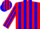 Red and blue stripes
