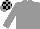 Grey, Grey and Black check cap