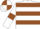 White, Brown hoops and armlets, Brown and White quartered cap