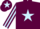 Maroon, Light Blue star, striped sleeves and star on cap