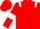 Red, White epaulets and armlets