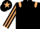 Black, Beige epaulets, striped sleeves and star on cap