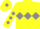 Yellow, Grey triple diamond, diamonds on sleeves, Yellow cap, Grey diamond