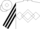 Aqua, white diamond hoop, white diamond stripe on sleeves