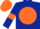 Dark Blue, Orange disc, armlets and cap