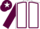 White, Maroon seams and sleeves, Maroon cap, White star