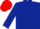 Dark blue, red and dark blue chevrons on sleeves, red cap