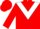Red, white chevron, red cap