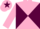 Pink and Maroon diabolo, Pink sleeves, Pink cap, Maroon star