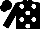 Black, white dots