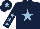 Dark Blue, Light Blue star, stars on sleeves and star on cap