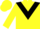 Yellow, black triangular panel, red and yellow sleeves