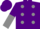 Purple, gray dots, purple & gray halved slvs