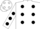 White, black 'ma' and dots