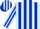 Light blue & dark blue stripes