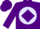 Purple, lavender ball, purple 'tt', purple diamond seam on sleeves, lavender and purple cap