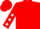 Red, white, 'cuadra lagunera', white stars on sleeves