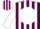 Maroon, maroon 'jb' on white ball, white stripes on sleeves