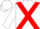 White, red cross sashes
