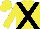 Yellow, black cross sashes
