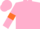 Pink, orange armlets