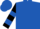 Royal blue, hoops on sleeves, 'jsl' on back